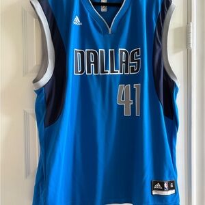 adidas Men's Dallas Mavericks Jersey Nowitski